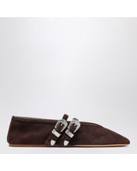 Le Monde Beryl - Suede Claudia Ballet Flats - Lyst