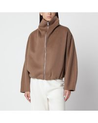 Almada Label - Lindy Tan Double-Face Wool Jacket - Lyst