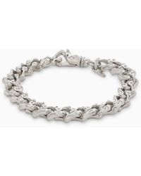 Emanuele Bicocchi - Silver 925 Chain Bracelet With Arabesques - Lyst