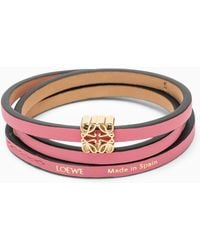 Loewe - Sunset Calfskin Twist Bracelet - Lyst