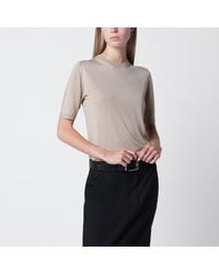 Max Mara - Rock Cashmere And Silk Sweater - Lyst