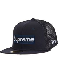 Navy Blue Supreme Box Logo