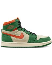 Nike - Jordan 1 High Zoom Air Cmft 2 Pine Green Orange Blaze (women's) - Lyst