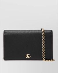 Gucci - Chain Strap Leather Wallet And Cardholder - Lyst