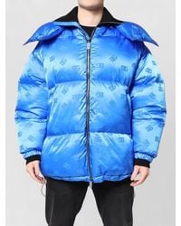 Dolce & Gabbana - Puffer Jacket Allover Logo Print - Lyst