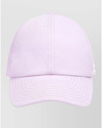 Courreges - Signature Cotton Cap Curved Brim Design - Lyst
