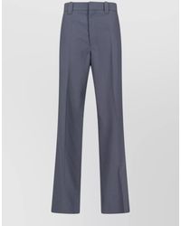 Lemaire - Tailored Trousers Belt Loops Side Pockets - Lyst