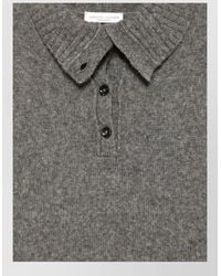 Roberto Collina - Ribbed Wool Camel Hair Long Sleeve Jumper - Lyst