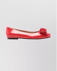 Ferragamo - Varina Fur Patent Leather Ballet Flats Ballet Flats. Shoes - Lyst
