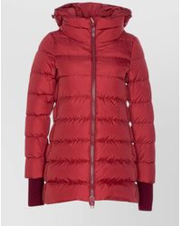 Herno - Down Hooded Zip-Up Puffer Jacket - Lyst