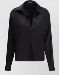 Tom Ford - Silk Polo Shirt - Lyst