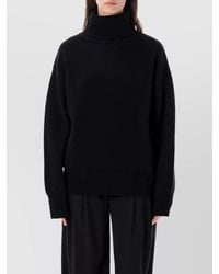 Rhea Costa - Wool Turtleneck Sweatshirt - Lyst