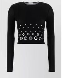 Rabanne - Cropped Slim-Fit Top - Lyst
