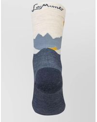 Lamunt - Martha Seamless Merino Tencel Graphic Socks - Lyst