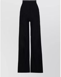 Rick Owens - High Waist Wide Leg Tailored Trousers - Lyst