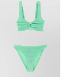 Hunza G - 'Julia' High Waist Bikini With Ring Detail - Lyst
