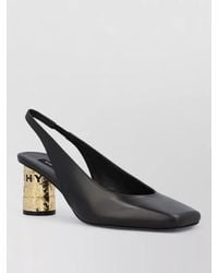 Givenchy - Block Heel Pumps Tone Square Toe - Lyst