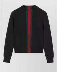 Gucci - Color Block Crew Neck Knitwear Long Sleeves - Lyst