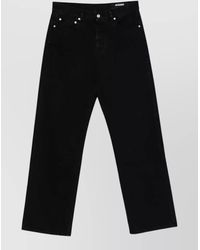 Jacquemus - Straight Leg Denim Trousers Belt Loops - Lyst