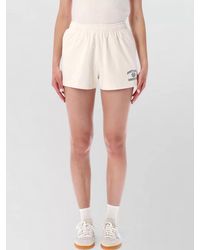 Sporty & Rich - Cotton Varsity Mid-Length Shorts - Lyst