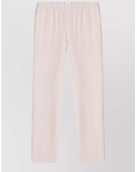 Loulou de Saison - Wool Blend Straight Trousers - Lyst