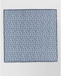 Brunello Cucinelli - Geometric Silk Pocket Square Clutch - Lyst