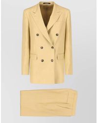 Tagliatore - Double Breasted Suit Notched Lapels Tailoring - Lyst