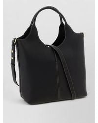 Tod's - Small Metal Plate Shoulder Shopping Bag - Lyst
