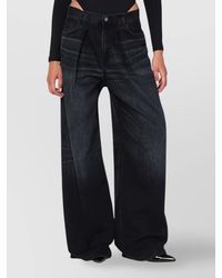 Haikure - Wide-Leg Denim Jeans With Front And Back Pockets - Lyst