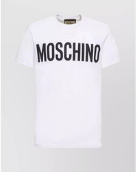 Moschino - Logo Print Short Sleeve T-Shirt - Lyst
