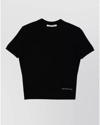 Alexander Wang - Knit T Shirt Logo Crew Neck - Lyst