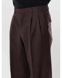 sunflower - Wide-Leg Pleated Tailored Trousers - Lyst