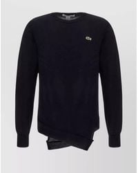 Comme des Garçons - Ribbed Asymmetric Cotton Sweater - Lyst