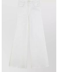 Mother - Denim High-Rise Wide-Leg Jeans - Lyst