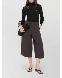 Ermanno Scervino - Wool Fine-Knit Floral Lace-Paneled Turtleneck Sweater - Lyst