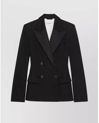 Givenchy - Wool Double-Breasted Blazer - Lyst