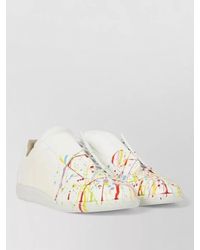 Maison Margiela - Leather Slip-On Sneakers - Lyst