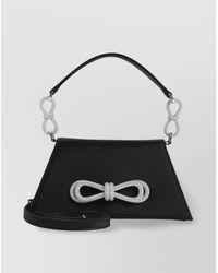 Mach & Mach - Samantha Double Bow Silk Shoulder Bag - Lyst