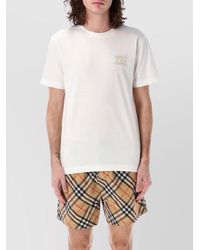 Burberry - Basic Crew Neck Short Sleeve T-Shirt - Lyst