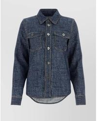 Bottega Veneta - Silk-Blend Printed Shirt - Lyst