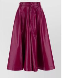 Bottega Veneta - Leather Bermuda Shorts With Back Pocket - Lyst