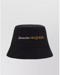 McQueen - Cotton Logo Bucket Hat - Lyst