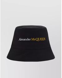 McQueen - Cotton Logo Bucket Hat - Lyst