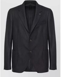 Lardini - Virgin Wool Single-Breasted Suit Jacket - Lyst