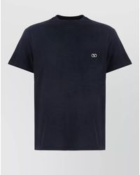 Valentino Garavani - Cotton Crew Neck Short Sleeve T Shirt - Lyst