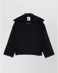 Semicouture - Cashmere Wool Long-Sleeve Blazer - Lyst
