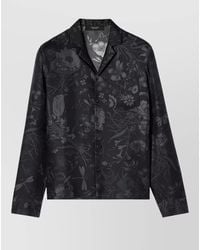 Gucci - Long Sleeve Shirt Floral Pattern Design - Lyst