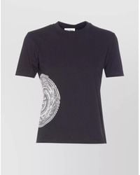 Jean Paul Gaultier - Graphic Print Crew Neck Short Sleeve Top - Lyst
