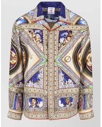 CASABLANCA - Printed Relaxed Shirt - Lyst