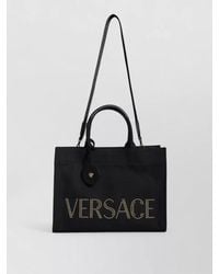 Versace - Na Wool Cashmere Tote Bag - Lyst